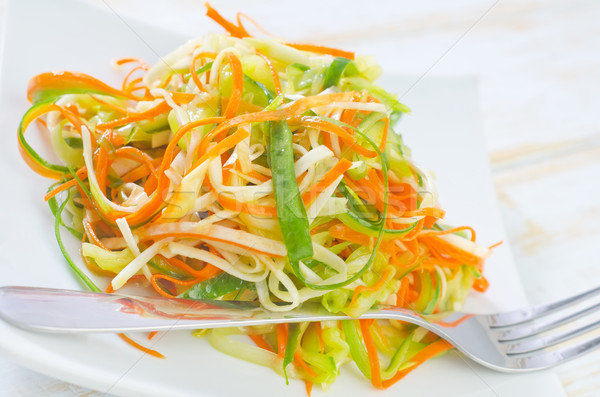 Sałatka seler marchew kuchnia restauracji zielone Zdjęcia stock © tycoon