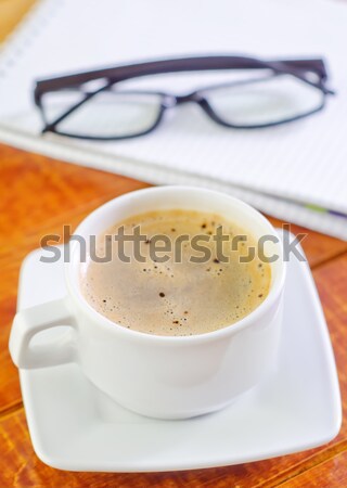 coffee and note Stock photo © tycoon