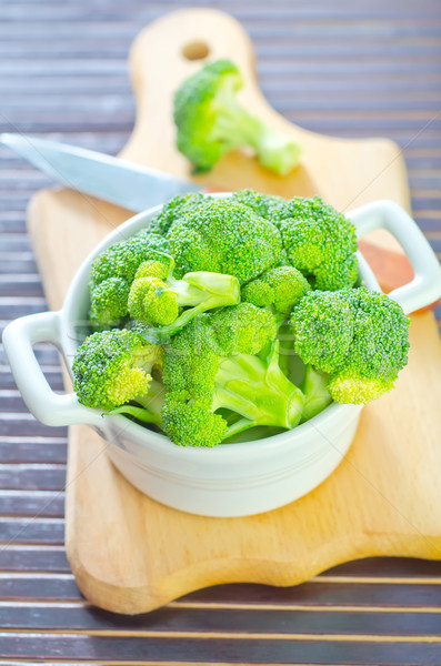 Broccoli natură vară verde culoare cap Imagine de stoc © tycoon