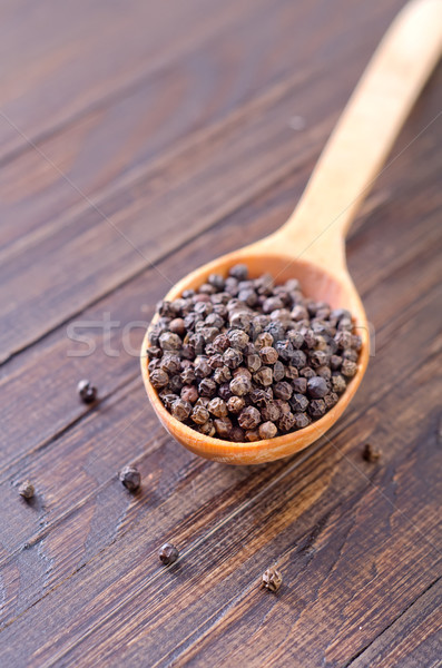 pepper in spoon Stock photo © tycoon