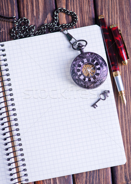 vintage pocket watch Stock photo © tycoon