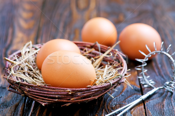 chicken eggs Stock photo © tycoon