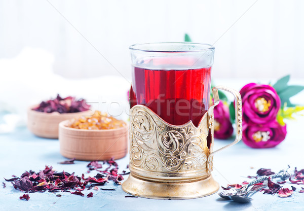 Fresche tè asciugare fiori fiore rosa Foto d'archivio © tycoon