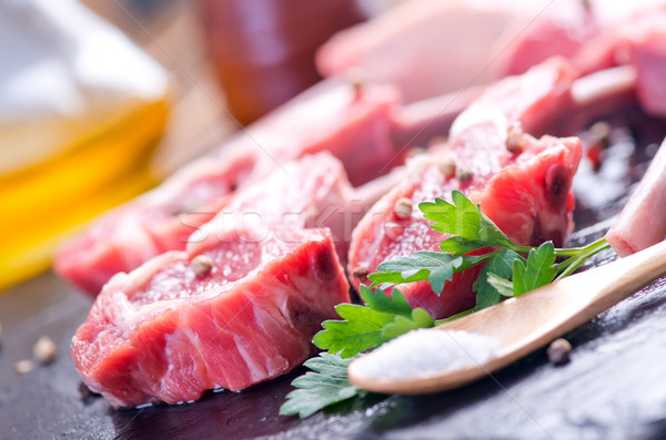 Raw meat Stock photo © tycoon