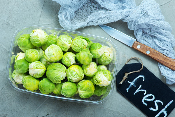 Stockfoto: Tabel · voorraad · foto · voedsel · groene · salade