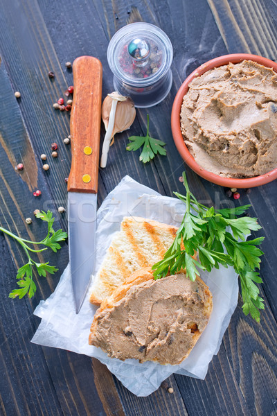 pate and bread Stock photo © tycoon