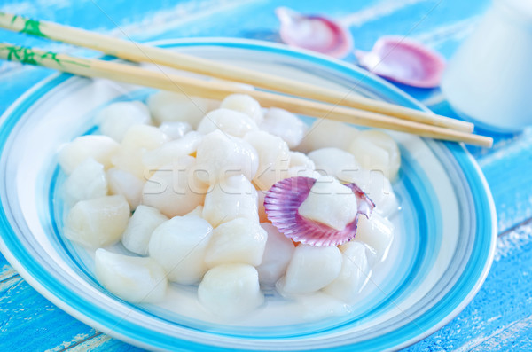 Plaat tabel voedsel kleur eten kruiden Stockfoto © tycoon