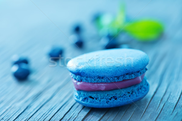 blueberry macaroon Stock photo © tycoon
