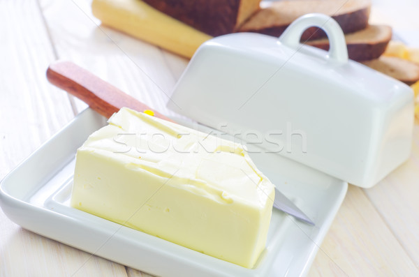 Butter Brot Warenkorb grünen Käse schwarz Stock foto © tycoon