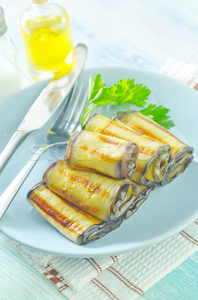 eggplant rolls Stock photo © tycoon