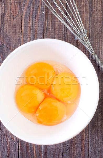 yolks Stock photo © tycoon