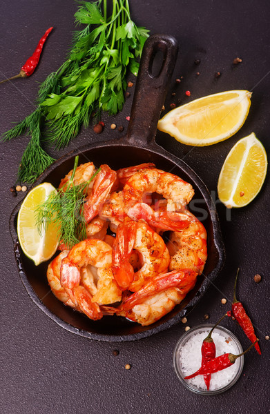 fried shrimps Stock photo © tycoon