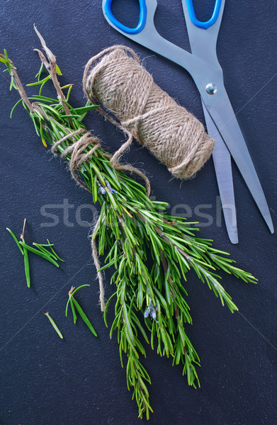 Foto stock: Alecrim · flor · médico · natureza · saúde · Óleo