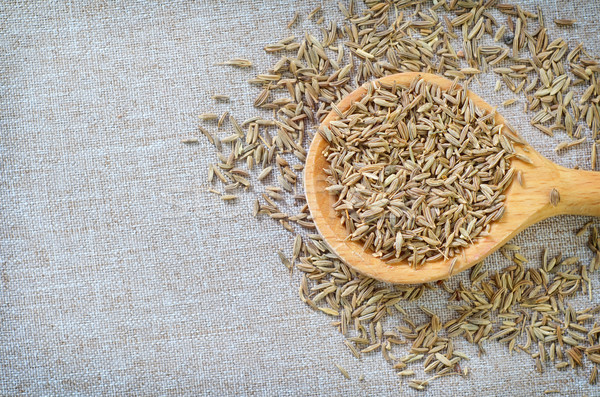 [[stock_photo]]: Cumin · bois · verre · médecine · cuisson · indian