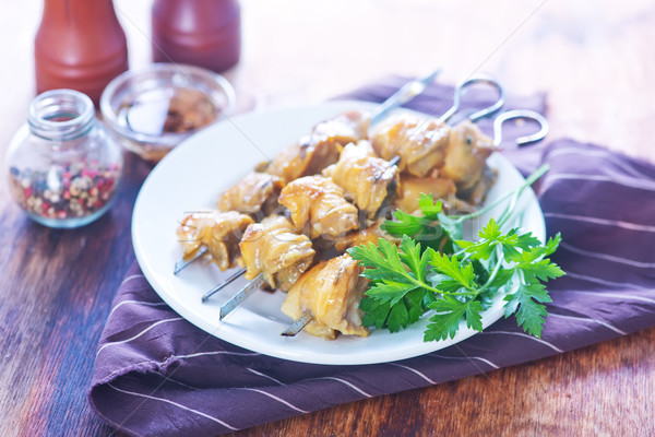 kebab from mollusk Stock photo © tycoon