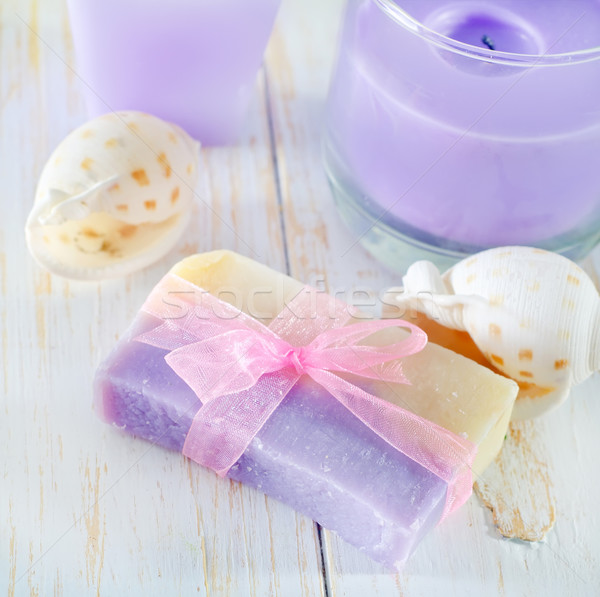 soap and candle Stock photo © tycoon