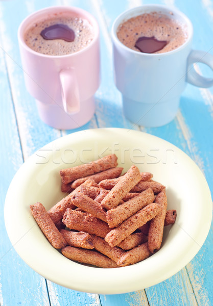 высушите завтрак стекла шоколадом фон конфеты Сток-фото © tycoon