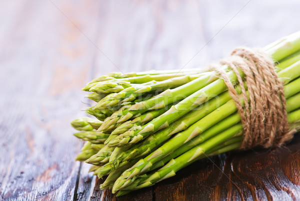 Stock photo: raw asparagus