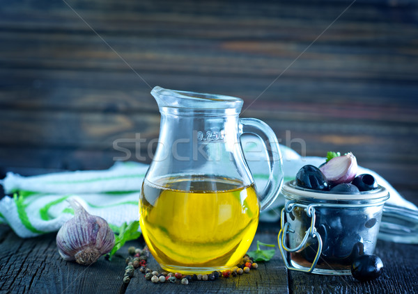 oil and olives Stock photo © tycoon
