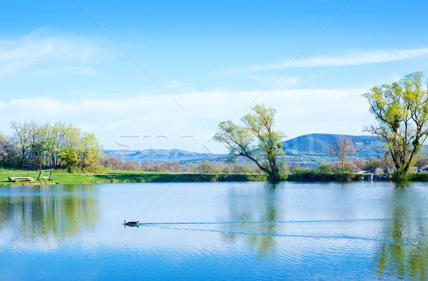 Stock photo: Lake in Crimea