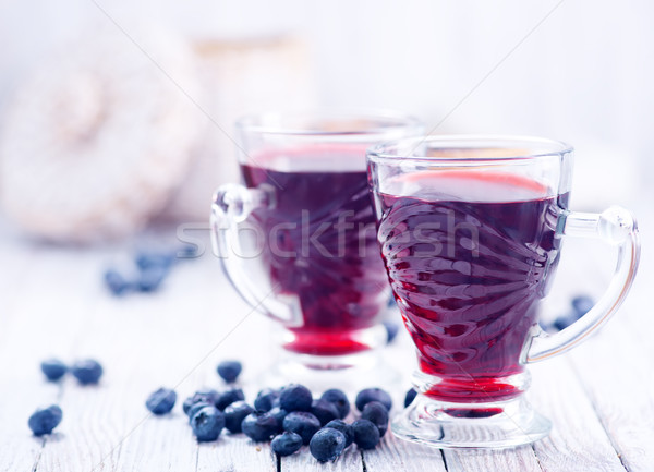 blueberry juice Stock photo © tycoon