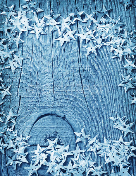 Crăciun petrecere lemn spaţiu iarnă stea Imagine de stoc © tycoon