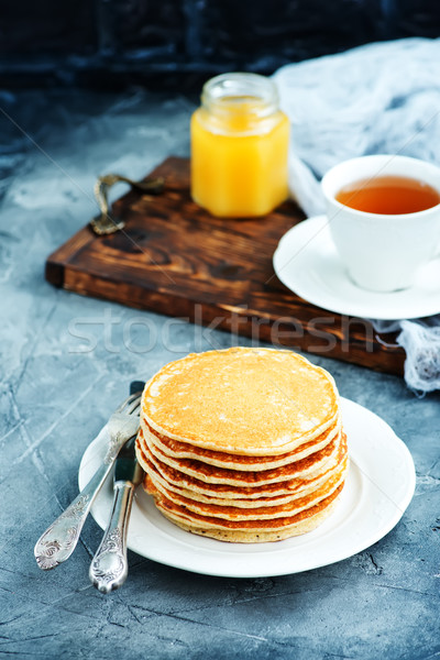 Secar nueces miel fondo mesa Foto stock © tycoon