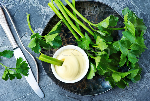 celery with sauce Stock photo © tycoon