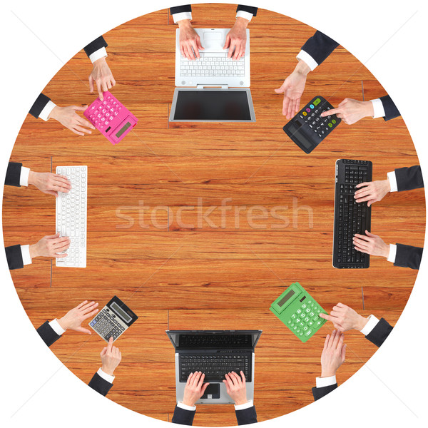 Hands at office Stock photo © ukrainec