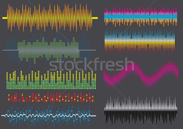 Sonores égaliseur image musique [[stock_photo]] © UltraPop