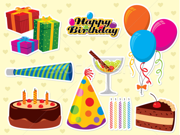 Birthday Collection Stock photo © UltraPop