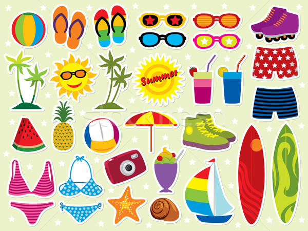 été fraîches vacances d'été design plus [[stock_photo]] © UltraPop