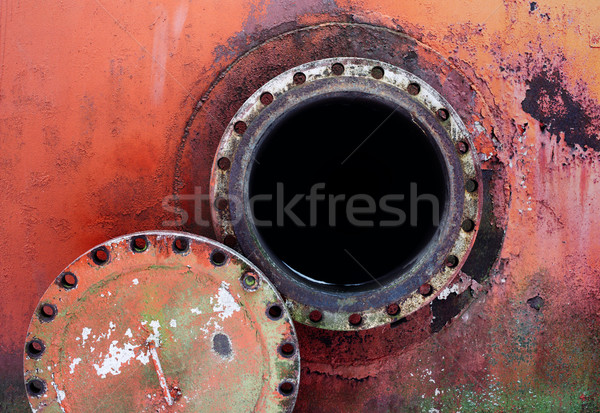 opened rusty manhole Stock photo © ultrapro