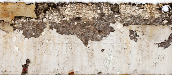 Mare crăpa beton vechi perete Imagine de stoc © ultrapro