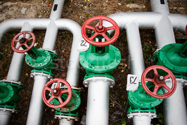 нефть газ трубы линия старые зеленый Сток-фото © ultrapro