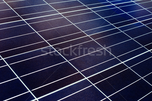 surface of the a solar panel closeup Stock photo © ultrapro