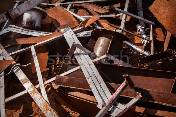 scrap metal heap Stock photo © ultrapro