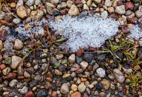 śniegu skał wiosną kolorowy kamienie charakter Zdjęcia stock © ultrapro