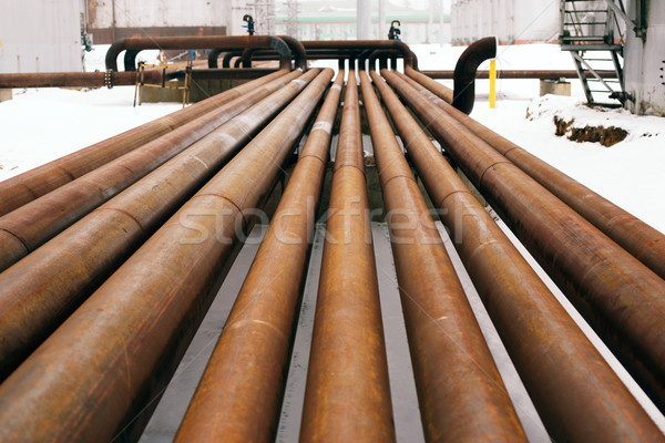 Rusty steel pipes Stock photo © ultrapro