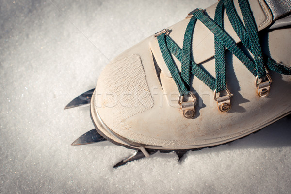 Alpinizm boot Zdjęcia stock © umbertoleporini