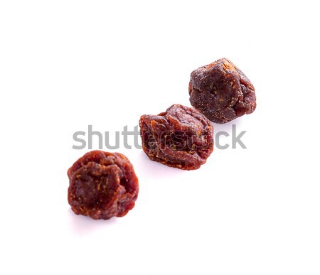 Organic prunes,dried plum,dried apricots on white background,wit Stock photo © ungpaoman