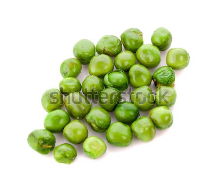 Pile of green wet pea isolated on white background Stock photo © ungpaoman