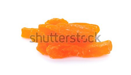 Getrocknet Mango Scheiben kandierte Essen Hintergrund Stock foto © ungpaoman