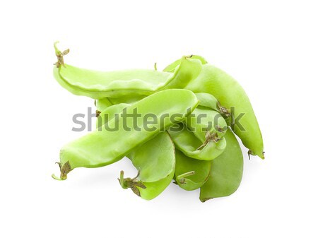 Snow peas isolated on white background. Stock photo © ungpaoman