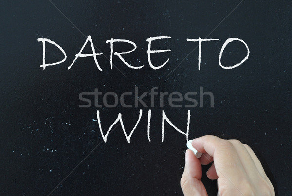 Dare to win Stock photo © unikpix