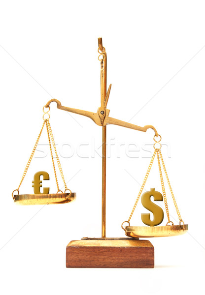 Currency value dollar and euro Stock photo © unikpix
