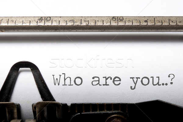 Who are you? Stock photo © unikpix