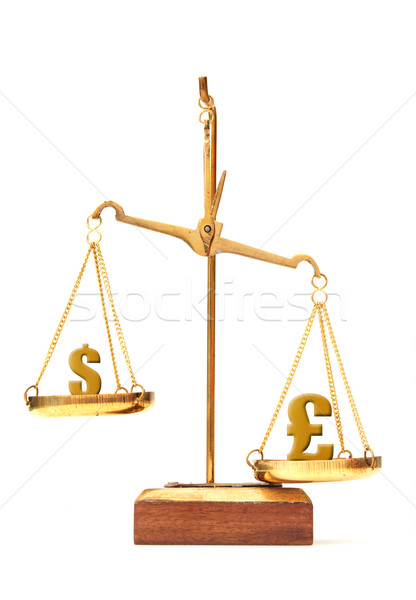 Currency value dollar and pound Stock photo © unikpix