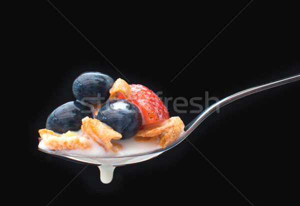 Breakfast cereal spoon  Stock photo © unikpix