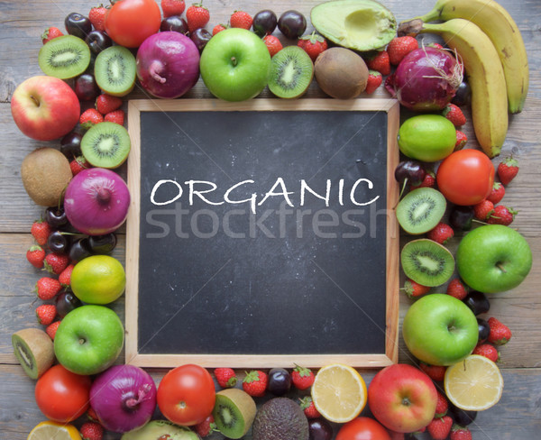 Fruits légumes autour santé Shopping [[stock_photo]] © unikpix